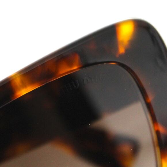 Miu Miu SMU 07Y 53mm Rectangular Sunglasses in Blond Havana - Picture 8 of 13